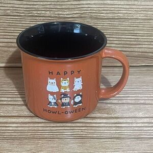 Winifred &‎ Lily HAPPY HOWL-OWEEN BULLDOGS IN COSTUME Ceramic Mug Coffee Cup